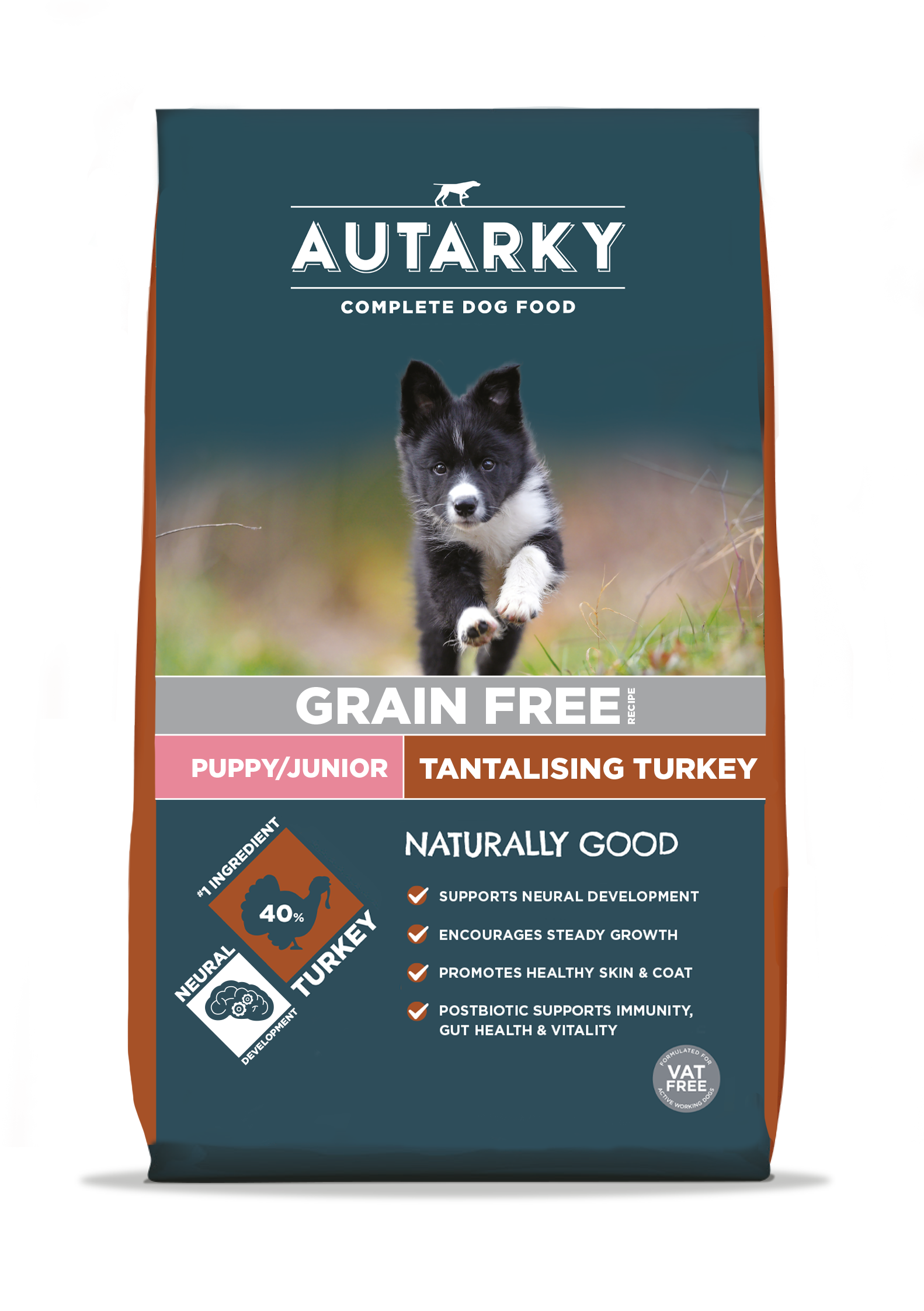 Autarky Autarky Grain Free Turkey Puppy Dry Dog Food pet food packaging
